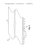 SHAPE FOR A TURBINE BUCKET TIP SHROUD diagram and image