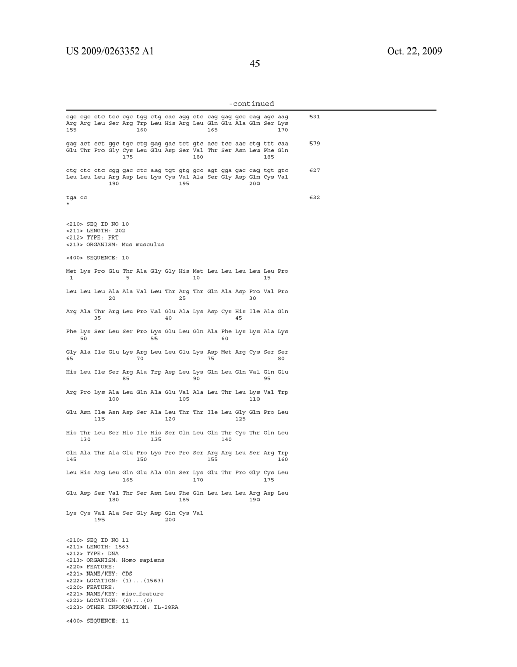 METHODS FOR TREATING VIRAL INFECTION USING IL-28 AND IL-29 CYSTEINE MUTANTS - diagram, schematic, and image 46