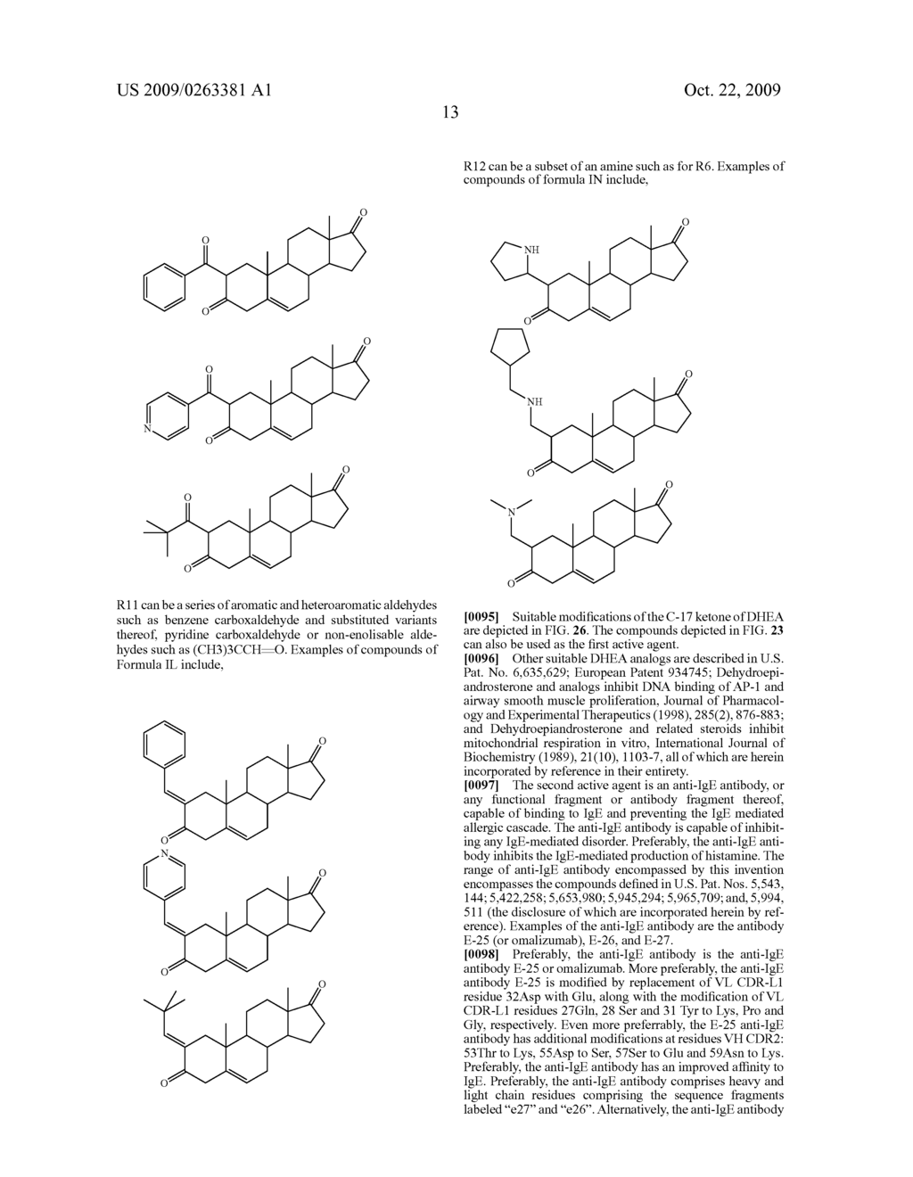 COMBINATION OF DEHYDROEPIANDROSTERONE OR DEHYDROEPIANDROSTERONE-SULFATE WITH AN ANTI-IGE ANTIBODY FOR TREATMENT OF ASTHMA OR CHRONIC OBSTRUCTIVE PULMONARY DISEASE - diagram, schematic, and image 33