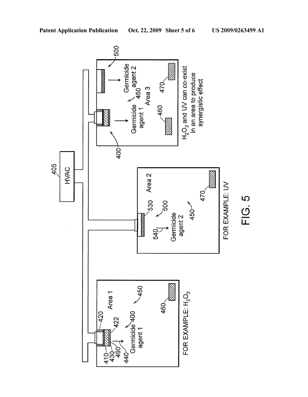 AREA DECONTAMINATION VIA LOW-LEVEL CONCENTRATION OF GERMICIDAL AGENT - diagram, schematic, and image 06