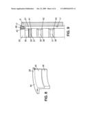 DEVICE FOR MOULDING CONTAINERS COMPRISING MEANS OF ADJUSTING THE VOLUME DIMENSIONS OF THE MOULDING CAVITY diagram and image