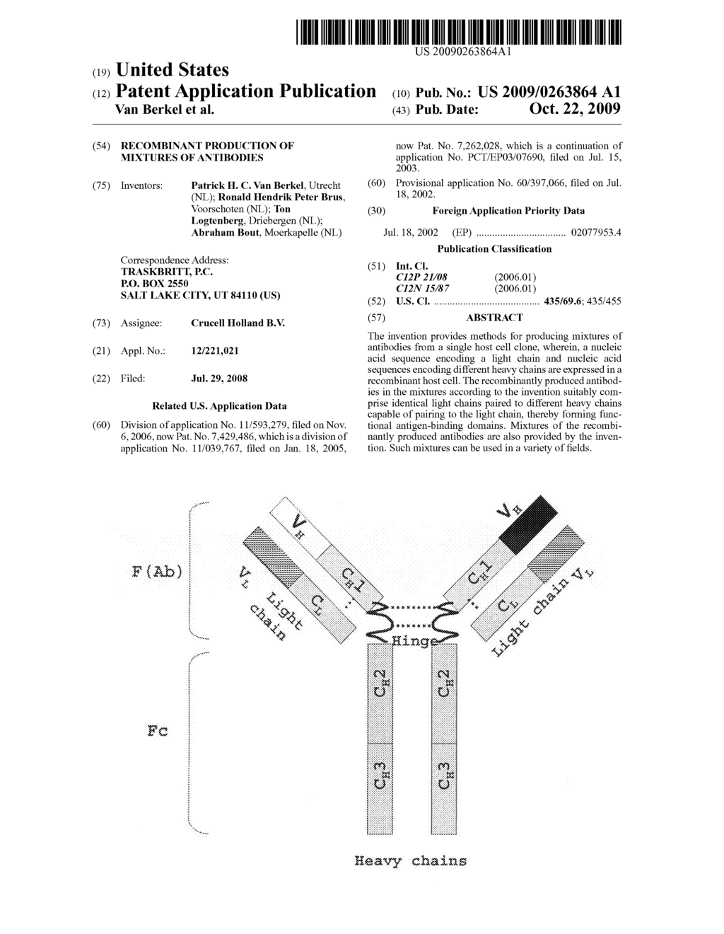 Recombinant production of mixtures of antibodies - diagram, schematic, and image 01