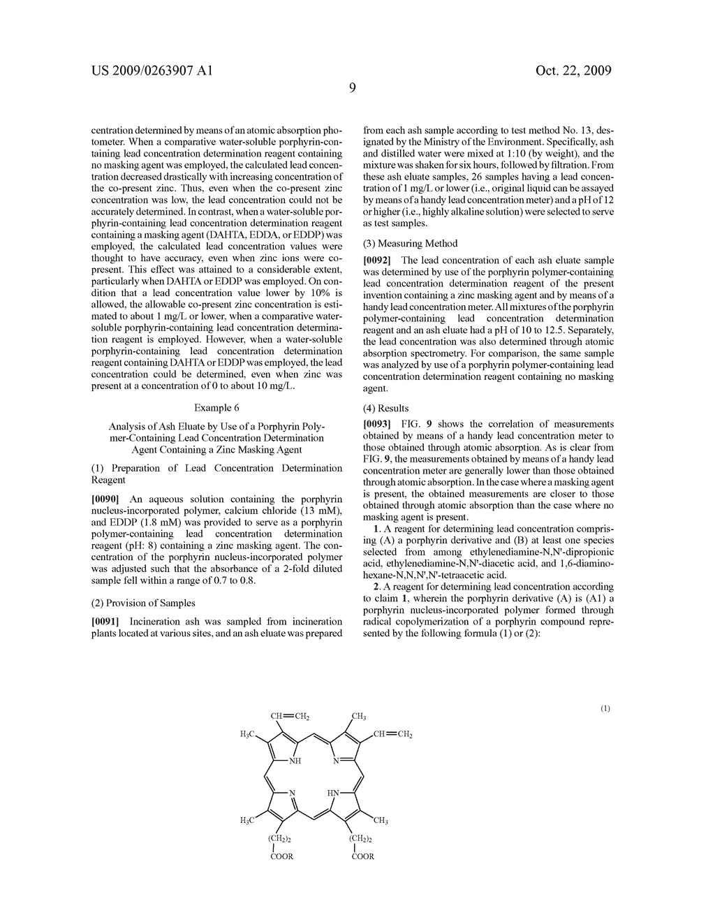 REAGENT FOR LEAD CONCENTRATION DETERMINATION AND METHOD OF DETERMINING LEAD CONCENTRATION - diagram, schematic, and image 16