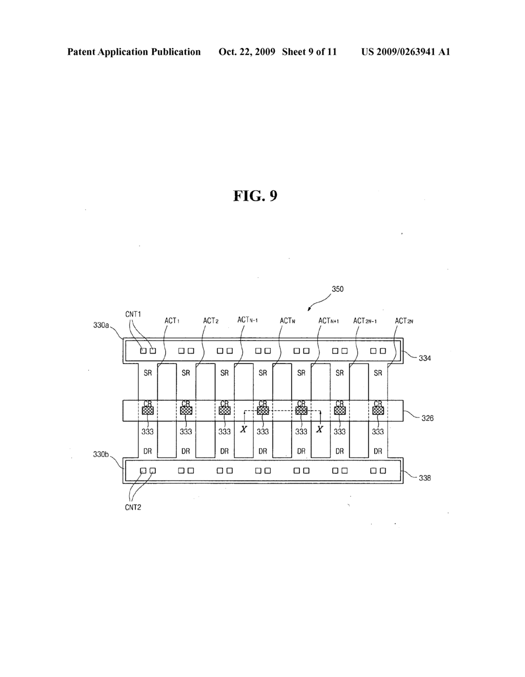 Multi-channel type thin film transistor and method of fabricating the same - diagram, schematic, and image 10