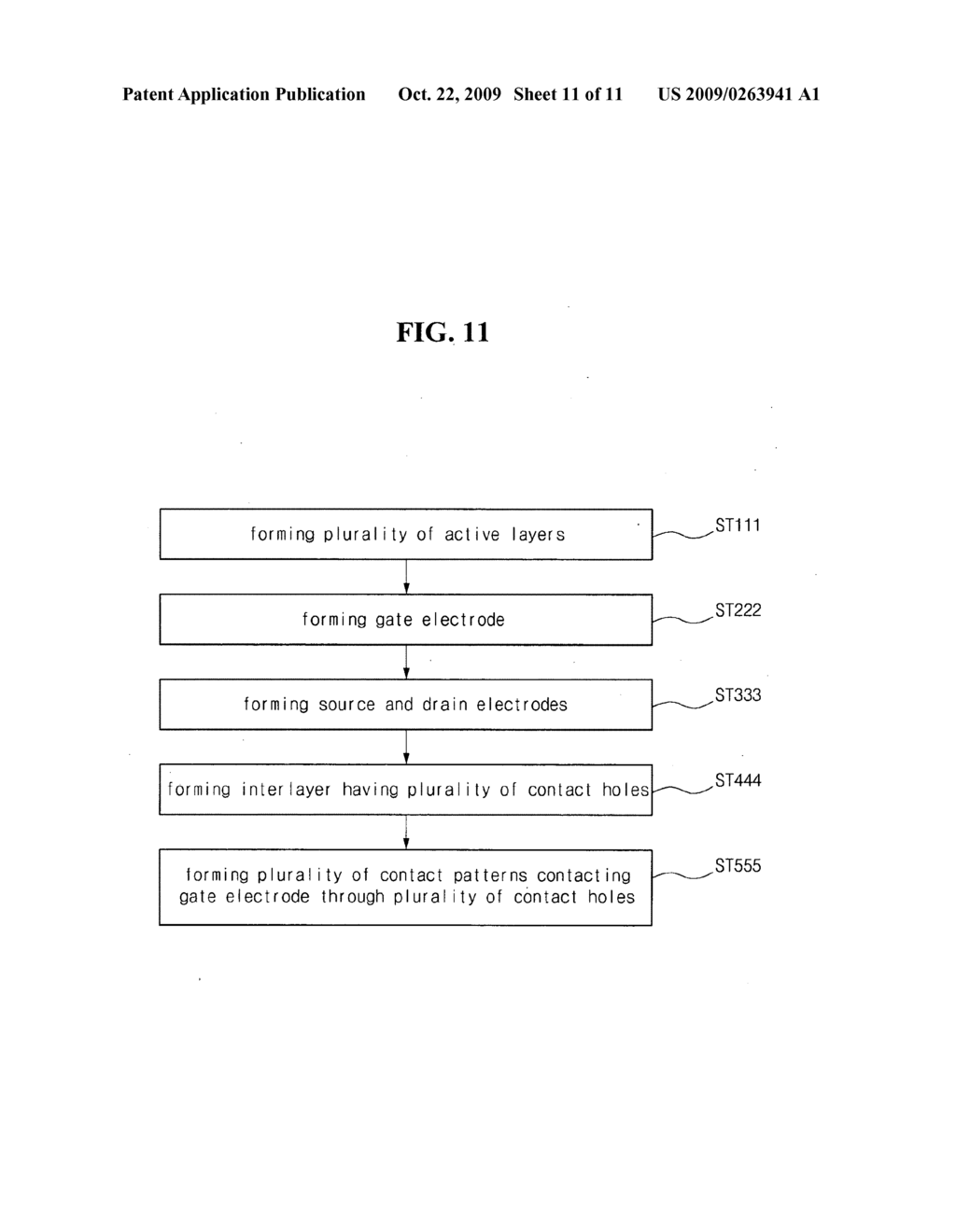 Multi-channel type thin film transistor and method of fabricating the same - diagram, schematic, and image 12