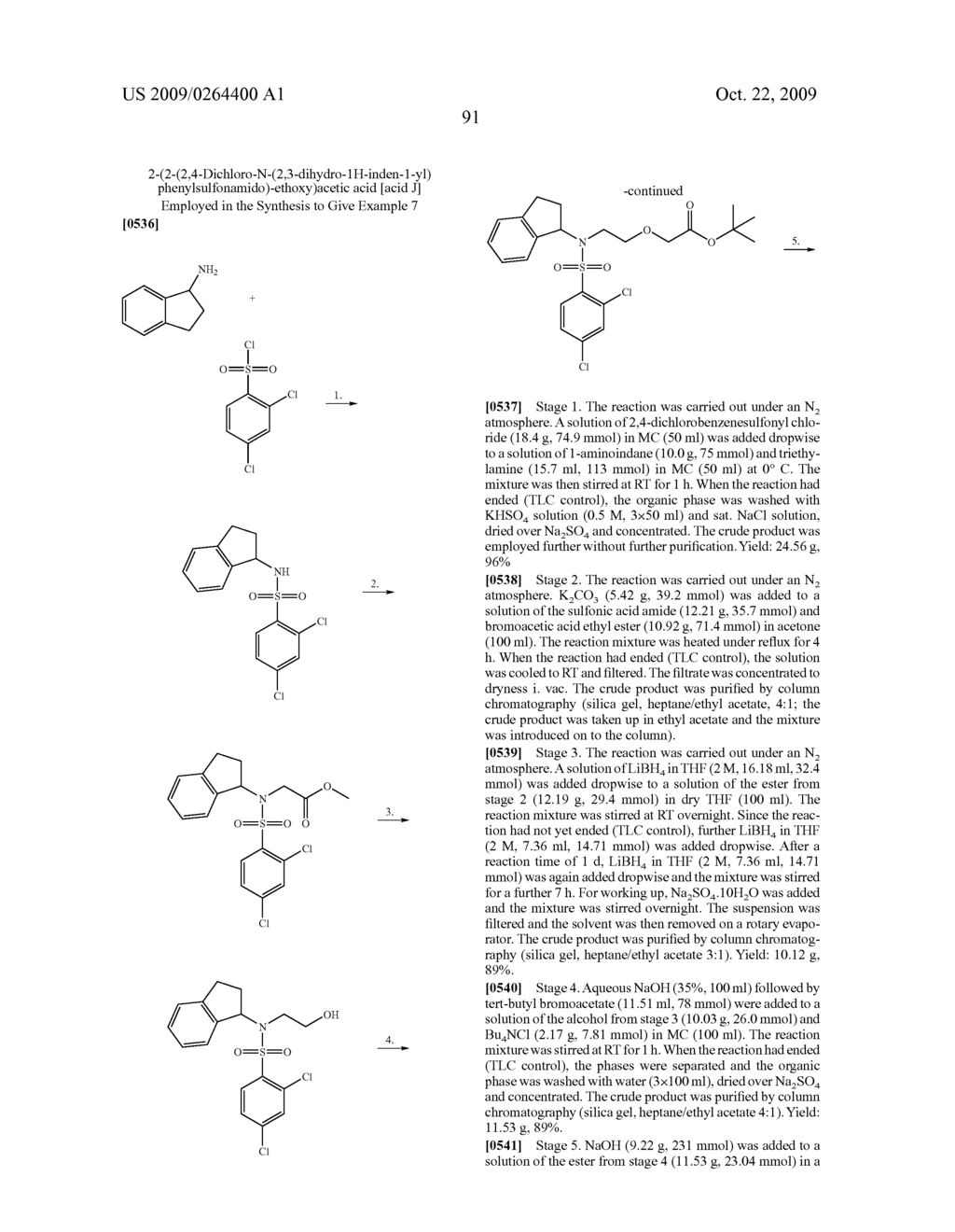 Substituted Sulfonamide Compounds - diagram, schematic, and image 92