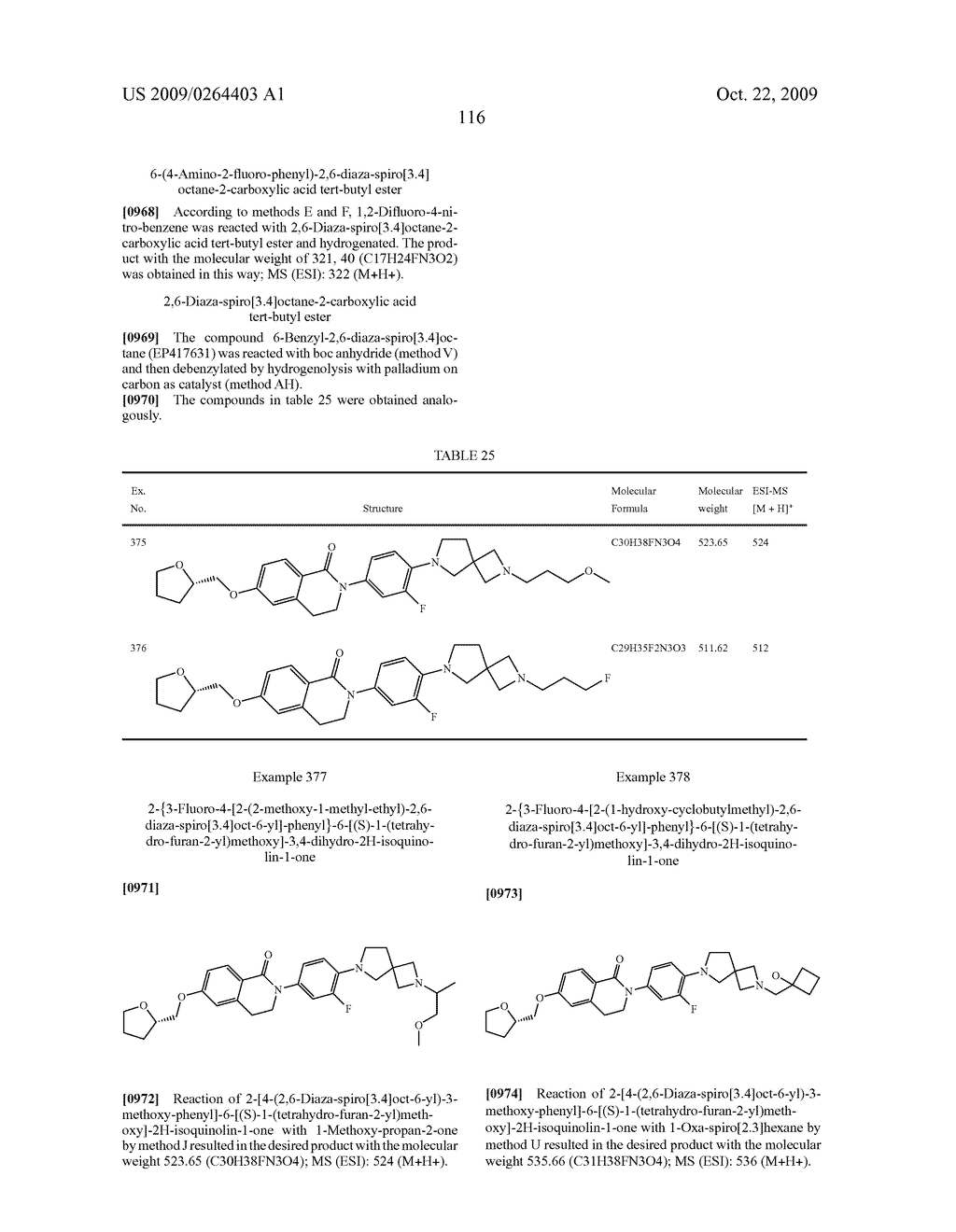 NOVEL AZACYCLYL-SUBSTITUTED ARYLDIHYDROISOQUINOLINONES, PROCESS FOR THEIR PREPARATION AND THEIR USE AS MEDICAMENTS - diagram, schematic, and image 117