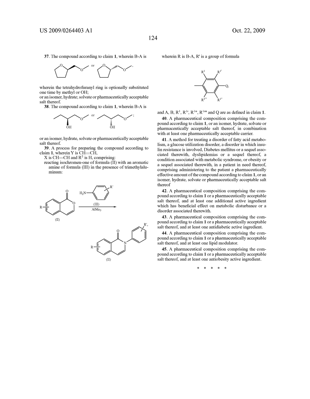 NOVEL AZACYCLYL-SUBSTITUTED ARYLDIHYDROISOQUINOLINONES, PROCESS FOR THEIR PREPARATION AND THEIR USE AS MEDICAMENTS - diagram, schematic, and image 125