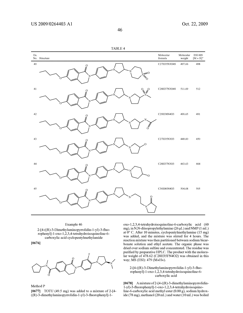 NOVEL AZACYCLYL-SUBSTITUTED ARYLDIHYDROISOQUINOLINONES, PROCESS FOR THEIR PREPARATION AND THEIR USE AS MEDICAMENTS - diagram, schematic, and image 47