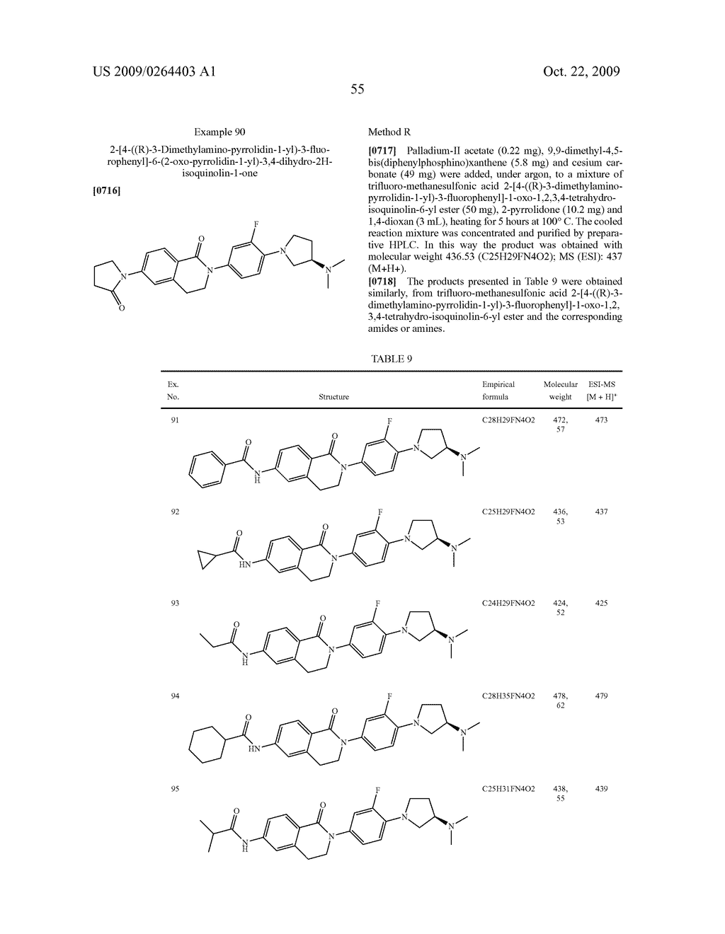 NOVEL AZACYCLYL-SUBSTITUTED ARYLDIHYDROISOQUINOLINONES, PROCESS FOR THEIR PREPARATION AND THEIR USE AS MEDICAMENTS - diagram, schematic, and image 56