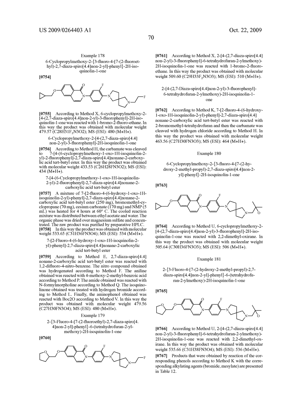 NOVEL AZACYCLYL-SUBSTITUTED ARYLDIHYDROISOQUINOLINONES, PROCESS FOR THEIR PREPARATION AND THEIR USE AS MEDICAMENTS - diagram, schematic, and image 71