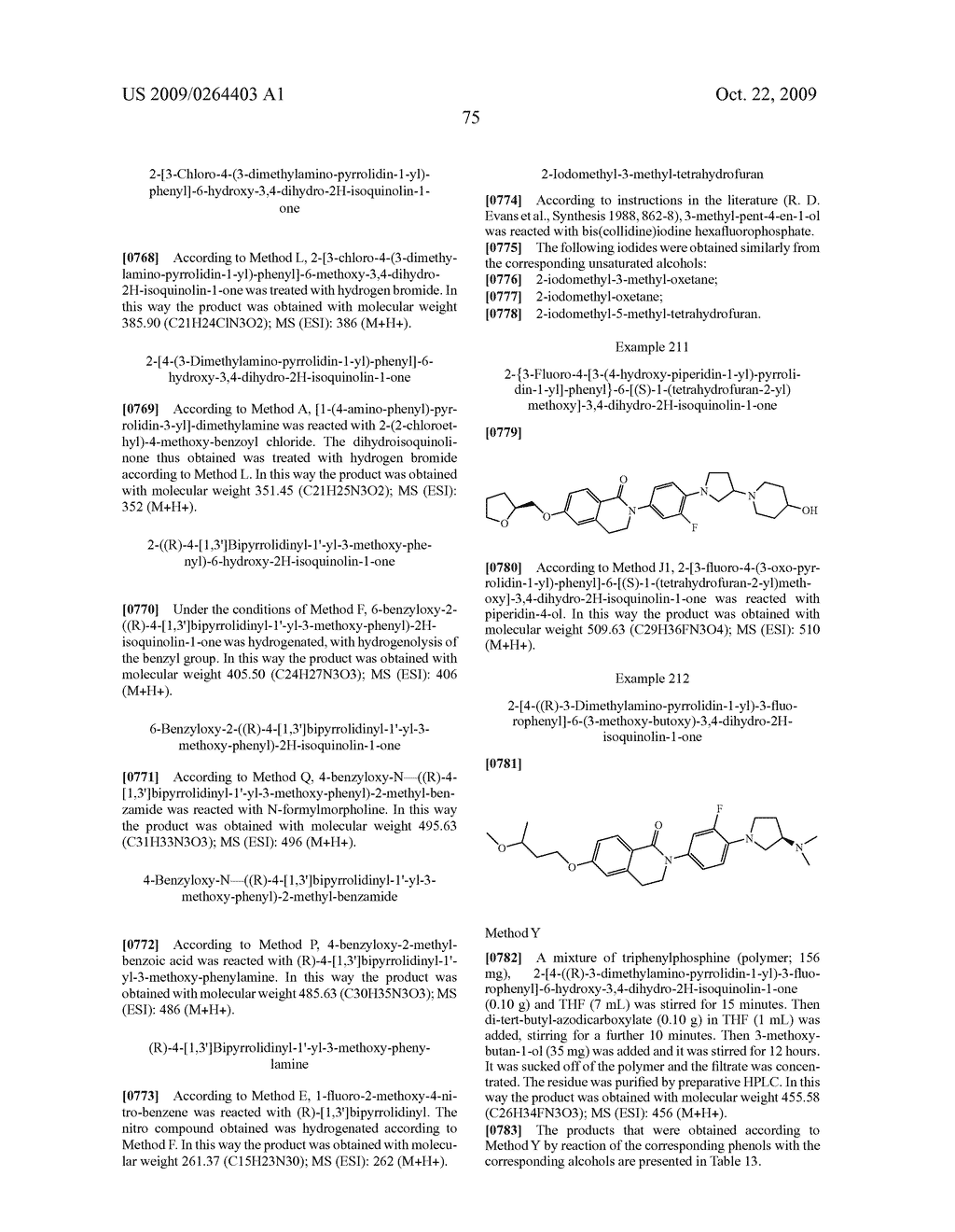 NOVEL AZACYCLYL-SUBSTITUTED ARYLDIHYDROISOQUINOLINONES, PROCESS FOR THEIR PREPARATION AND THEIR USE AS MEDICAMENTS - diagram, schematic, and image 76