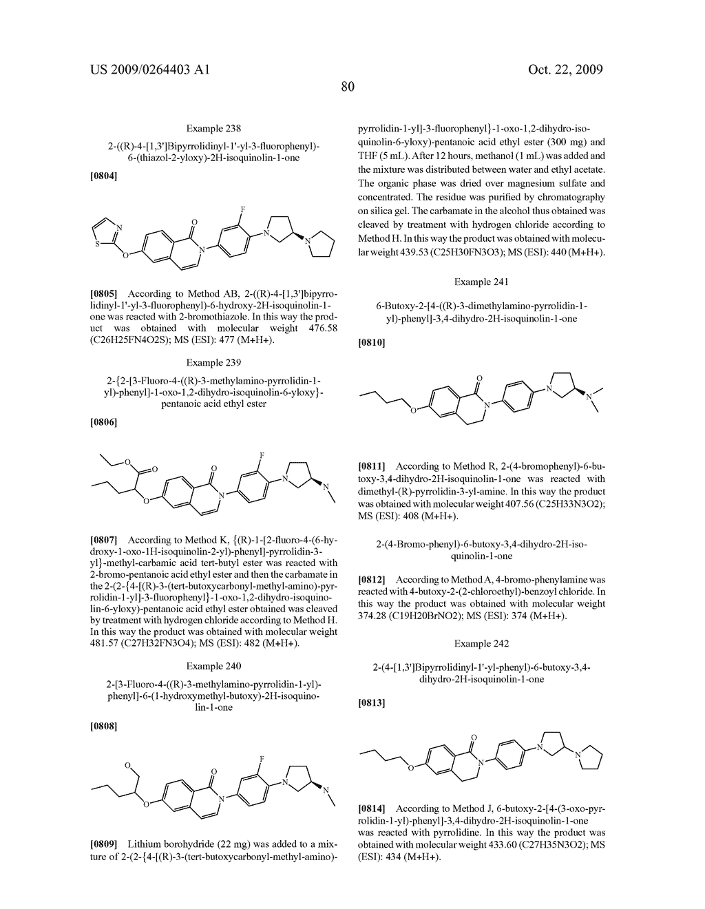 NOVEL AZACYCLYL-SUBSTITUTED ARYLDIHYDROISOQUINOLINONES, PROCESS FOR THEIR PREPARATION AND THEIR USE AS MEDICAMENTS - diagram, schematic, and image 81