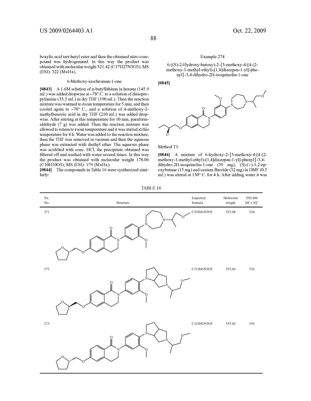NOVEL AZACYCLYL-SUBSTITUTED ARYLDIHYDROISOQUINOLINONES, PROCESS FOR THEIR PREPARATION AND THEIR USE AS MEDICAMENTS - diagram, schematic, and image 89