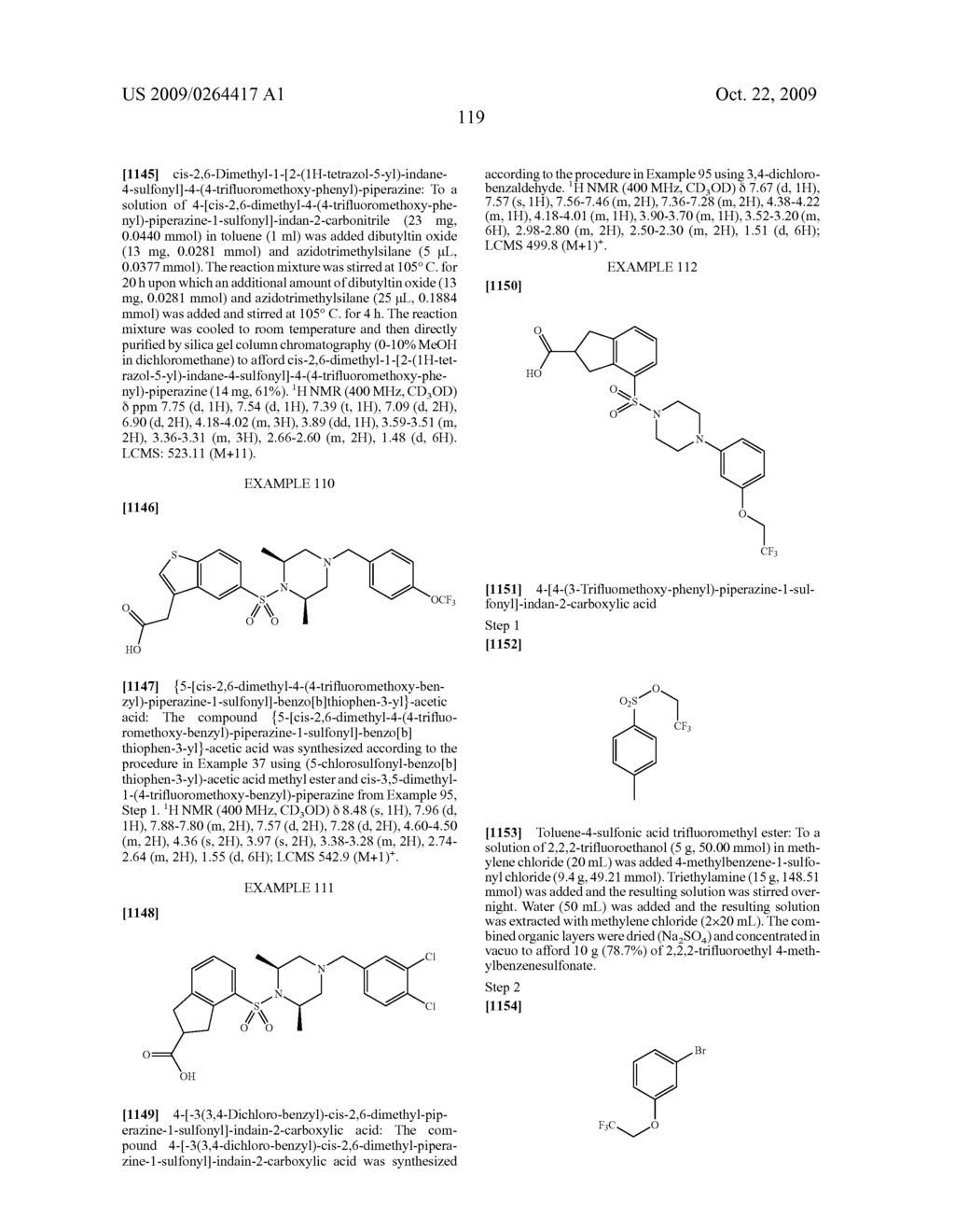 SULFONYL-SUBSTITUTED BICYCLIC COMPOUNDS AS MODULATORS OF PPAR - diagram, schematic, and image 120