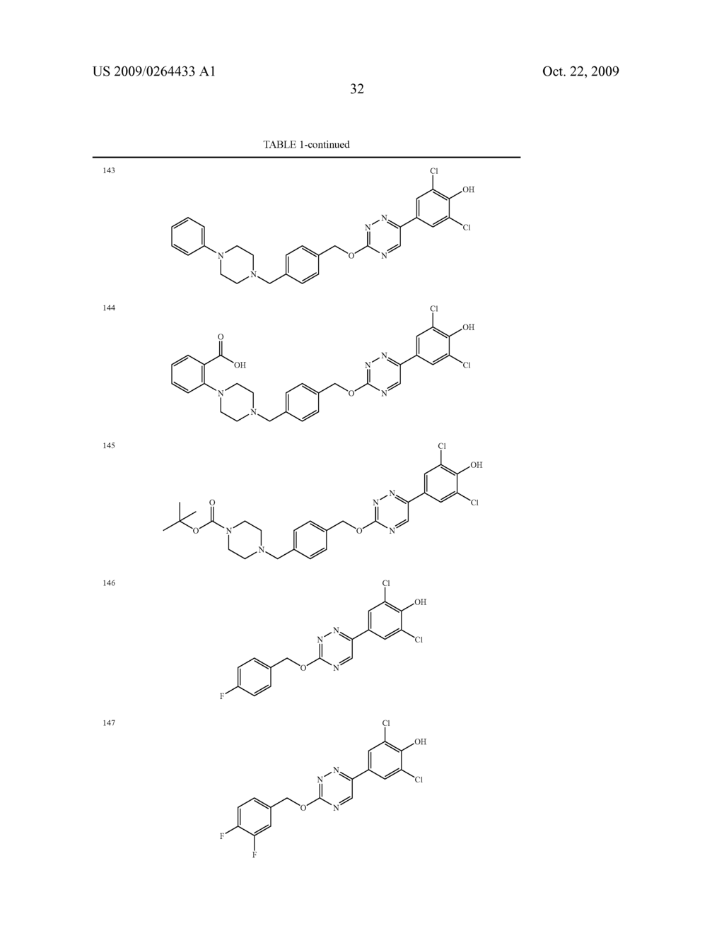 Compounds, Compositions and Methods Comprising Triazine Derivatives - diagram, schematic, and image 33