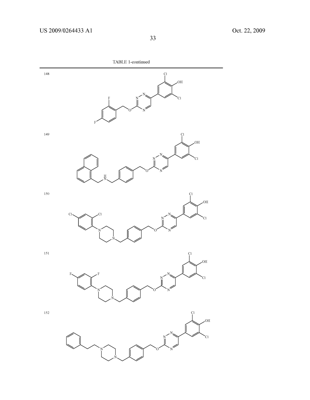 Compounds, Compositions and Methods Comprising Triazine Derivatives - diagram, schematic, and image 34