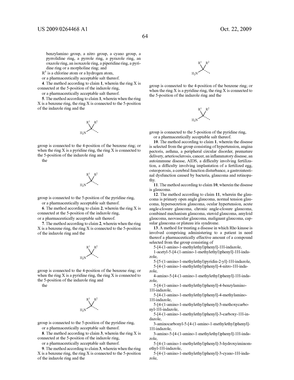 Methods for treating a disease in which Rho kinase is involved - diagram, schematic, and image 67