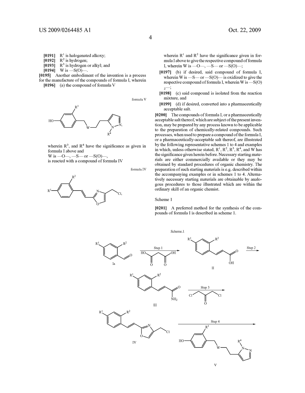 Pyrazole Derivatives, Their Manufacture and Their Use as Pharmaceutical Agents - diagram, schematic, and image 05
