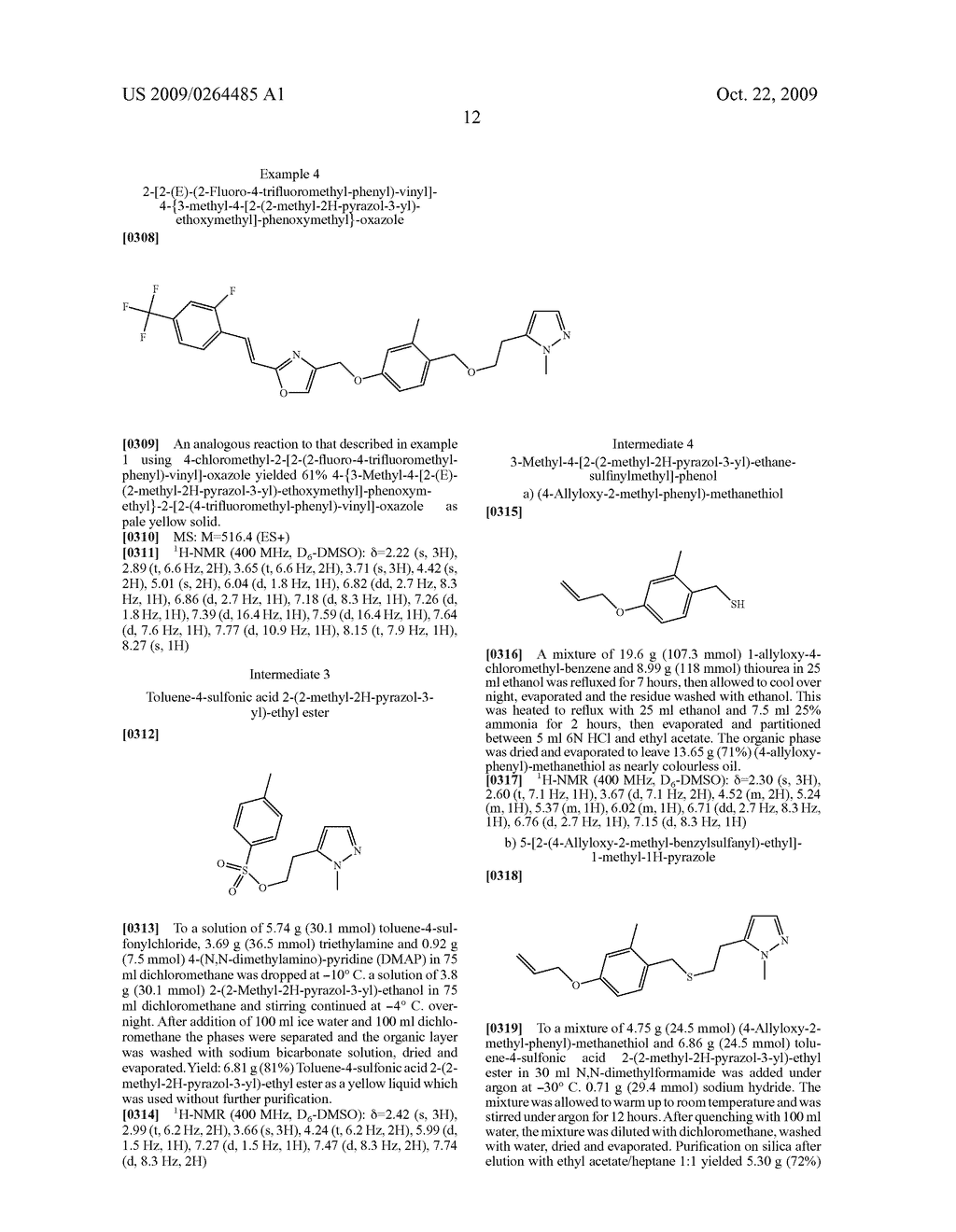 Pyrazole Derivatives, Their Manufacture and Their Use as Pharmaceutical Agents - diagram, schematic, and image 13