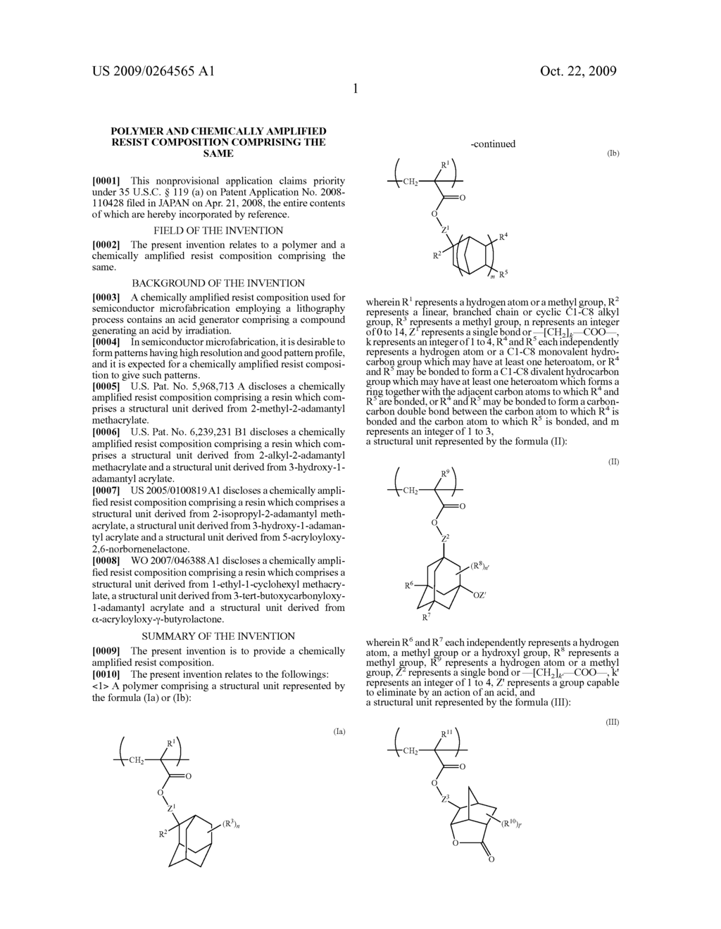 POLYMER AND CHEMICALLY AMPLIFIED RESIST COMPOSITION COMPRISING THE SAME - diagram, schematic, and image 02