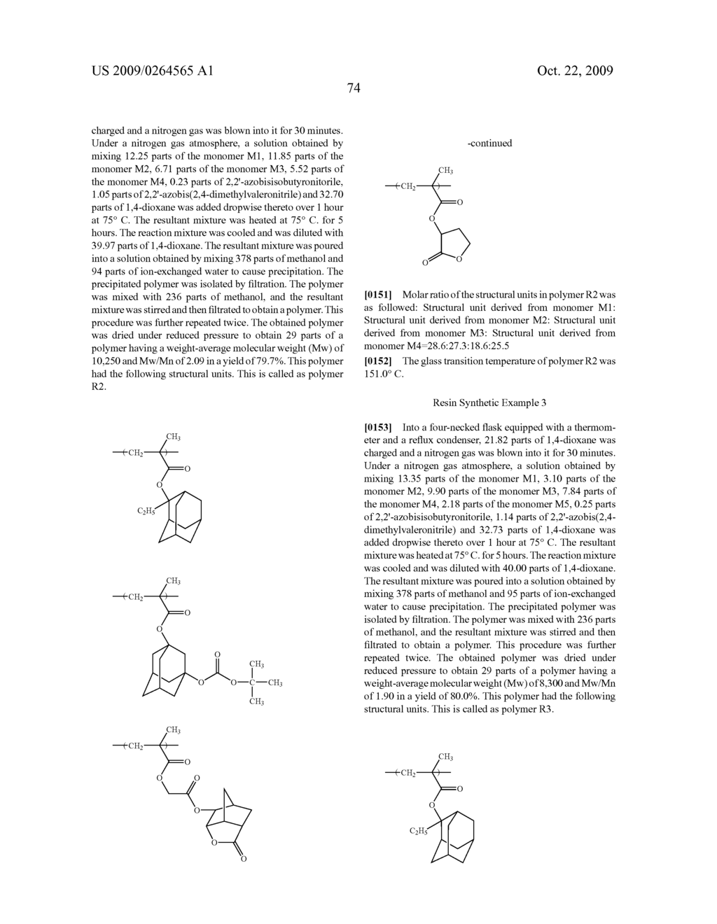 POLYMER AND CHEMICALLY AMPLIFIED RESIST COMPOSITION COMPRISING THE SAME - diagram, schematic, and image 75