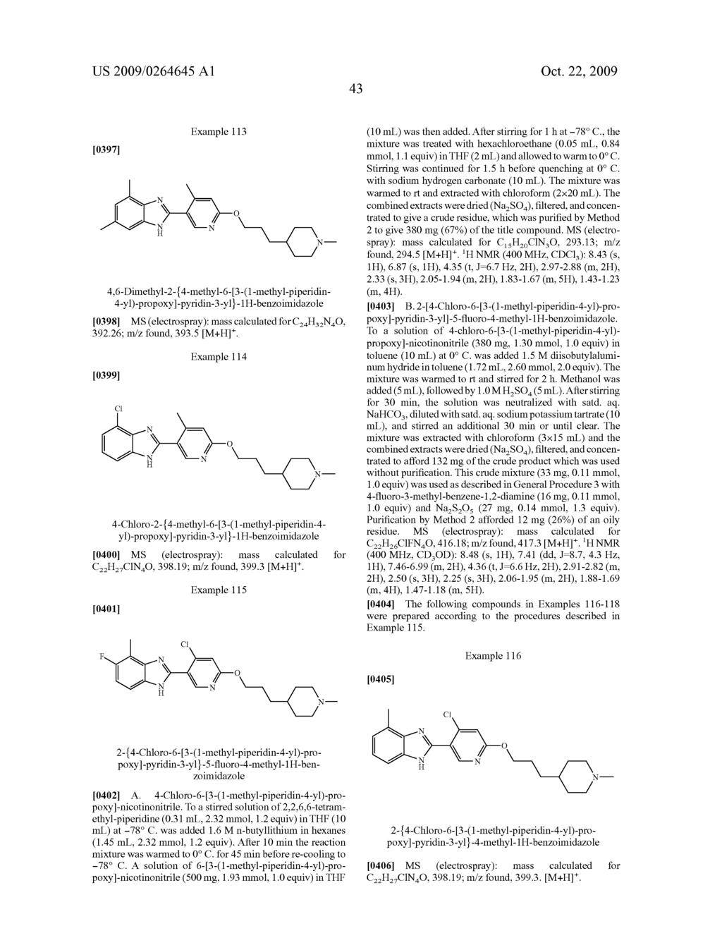 Benzoimidazole compounds - diagram, schematic, and image 44