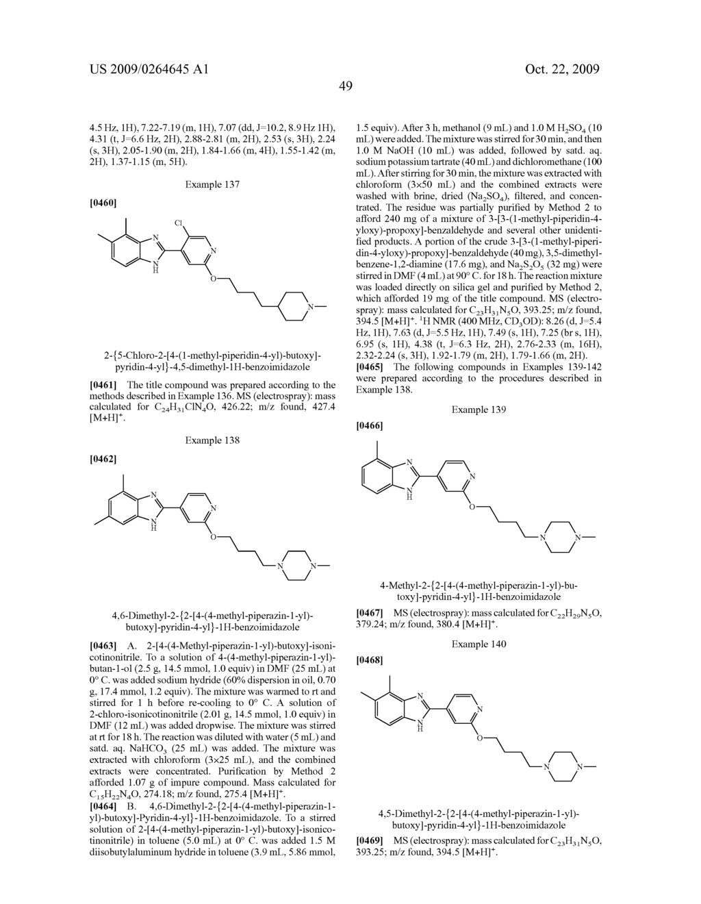 Benzoimidazole compounds - diagram, schematic, and image 50