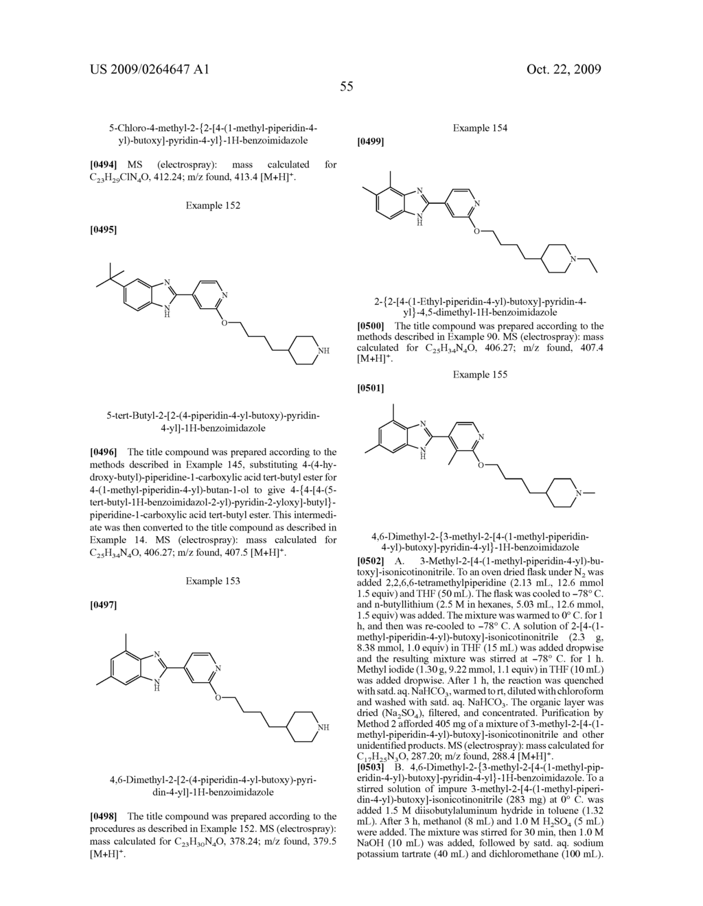 Benzoimidazole compounds - diagram, schematic, and image 56