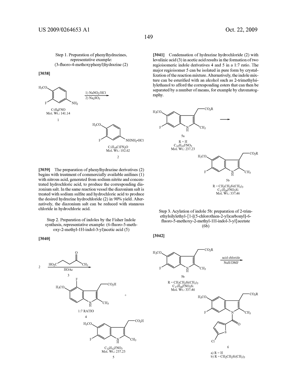 USEFUL INDOLE COMPOUNDS - diagram, schematic, and image 234