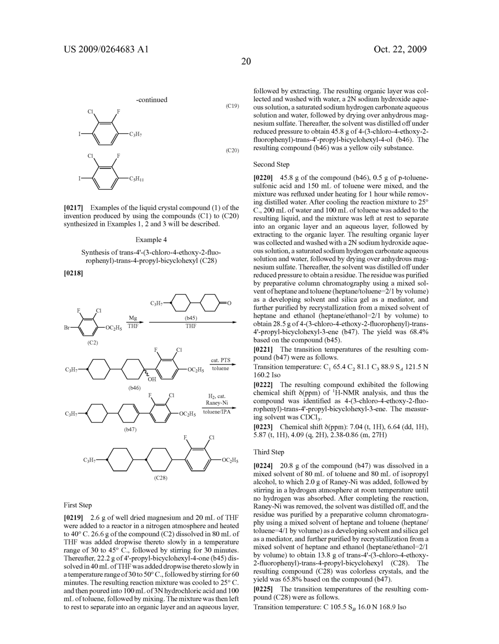 CHLOROFLUOROBENZENE LIQUID CRYSTAL COMPOUND, LIQUID CRYSTAL COMPOSITION, AND LIQUID CRYSTAL DISPLAY DEVICE - diagram, schematic, and image 21