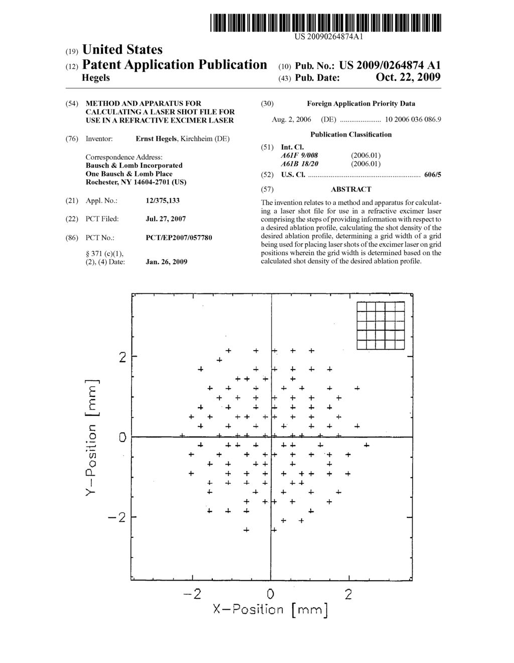 METHOD AND APPARATUS FOR CALCULATING A LASER SHOT FILE FOR USE IN A REFRACTIVE EXCIMER LASER - diagram, schematic, and image 01