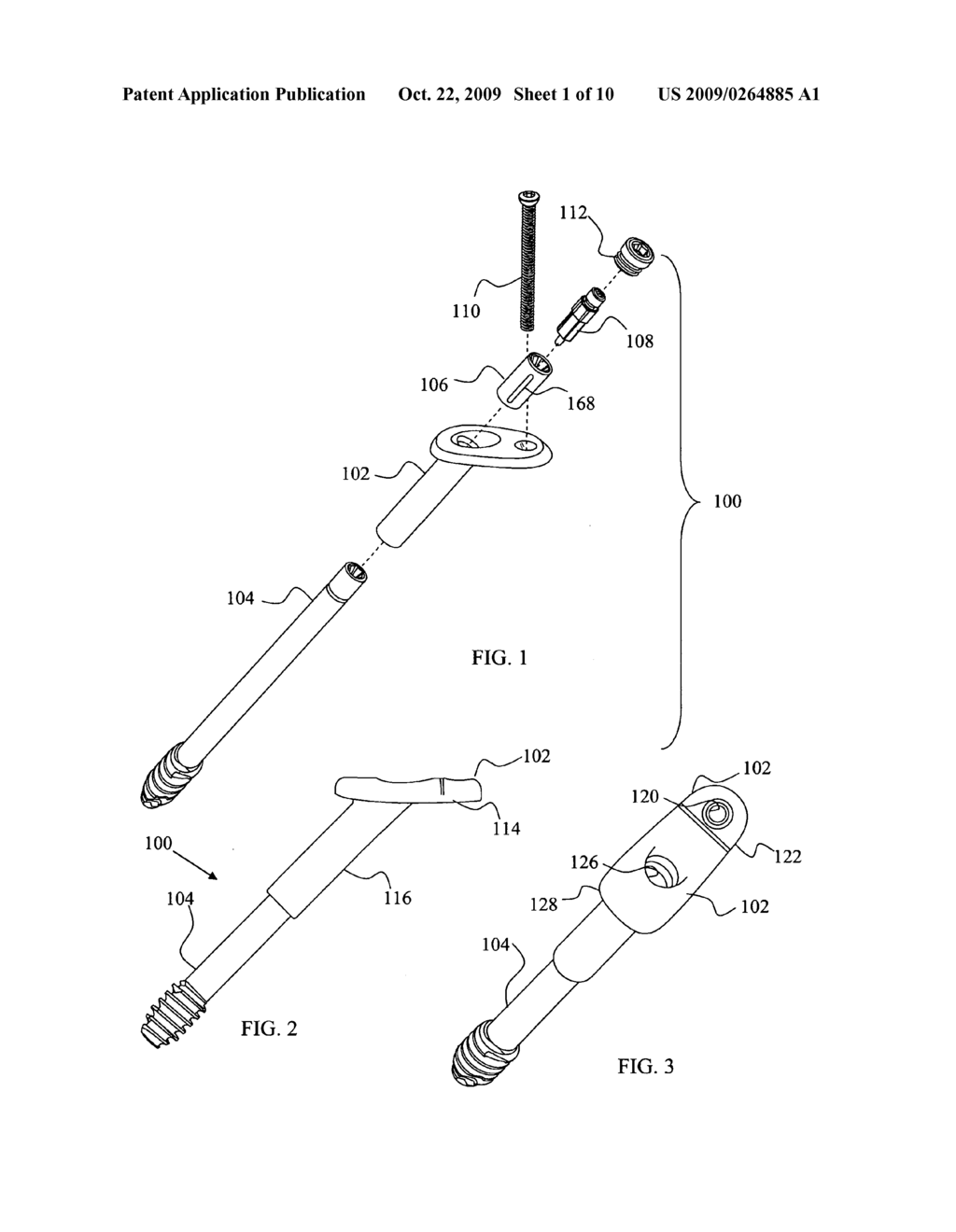 Orthopaedic trauma hip screw assembly - diagram, schematic, and image 02