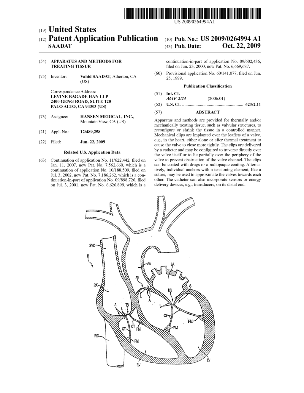 APPARATUS AND METHODS FOR TREATING TISSUE - diagram, schematic, and image 01