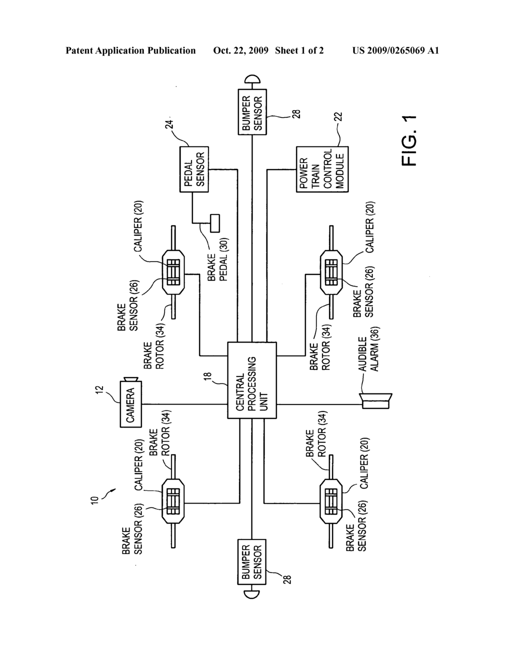 Land vehicle braking system - diagram, schematic, and image 02