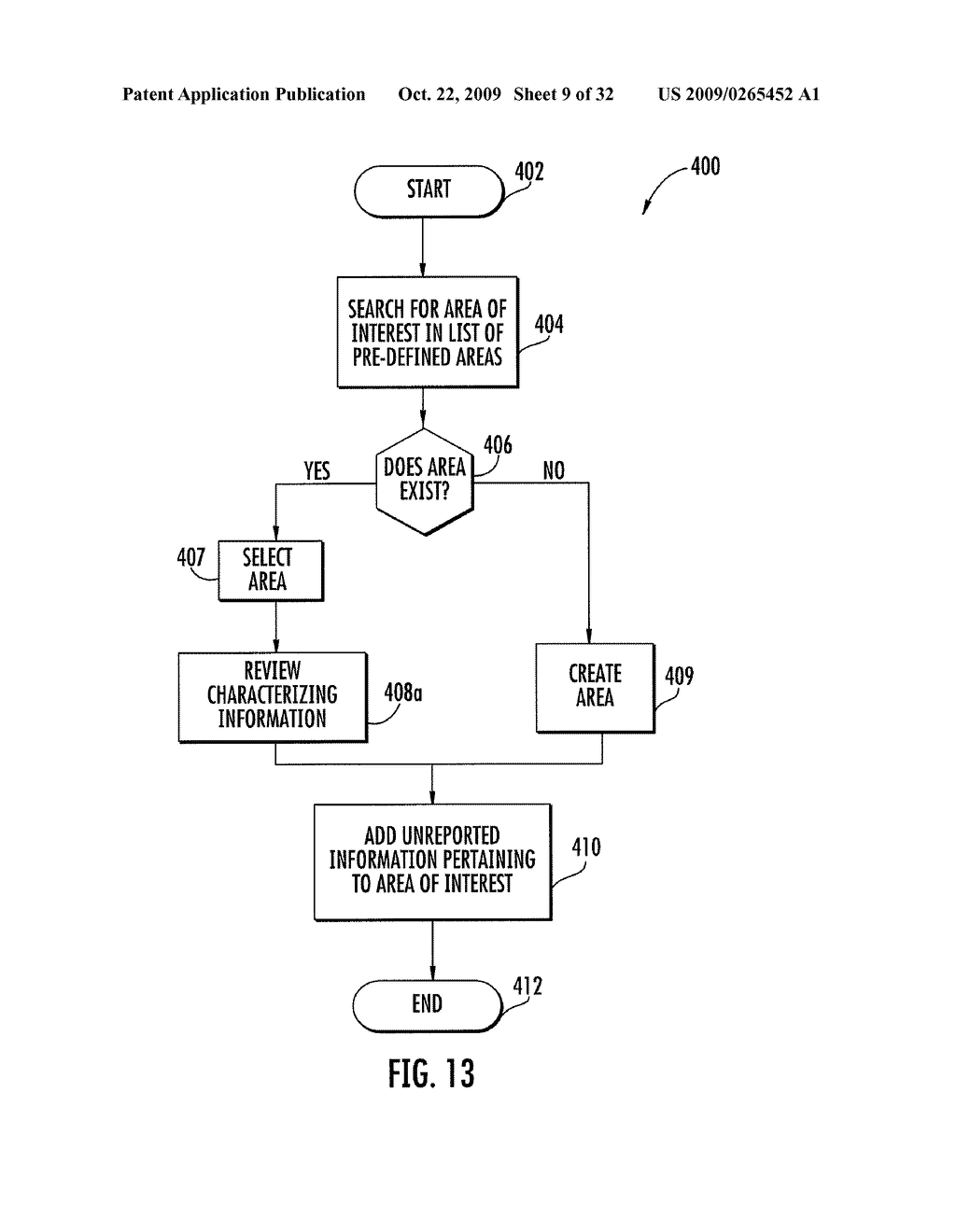 APPARATUS, METHOD, AND COMPUTER PROGRAM PRODUCT FOR CHARACTERIZING USER-DEFINED AREAS - diagram, schematic, and image 10