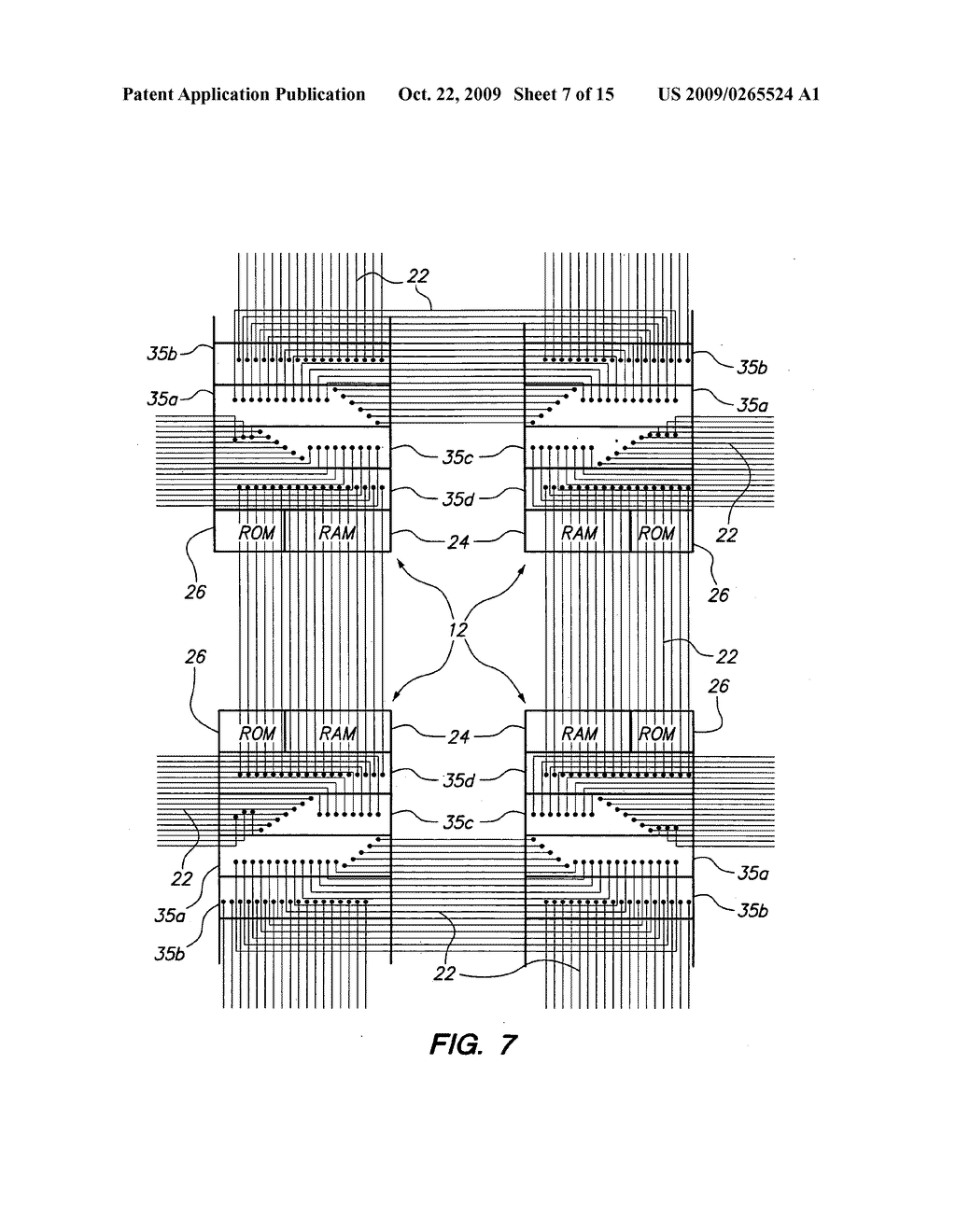 Method and apparatus for arranging multiple processors on a semiconductor chip - diagram, schematic, and image 08