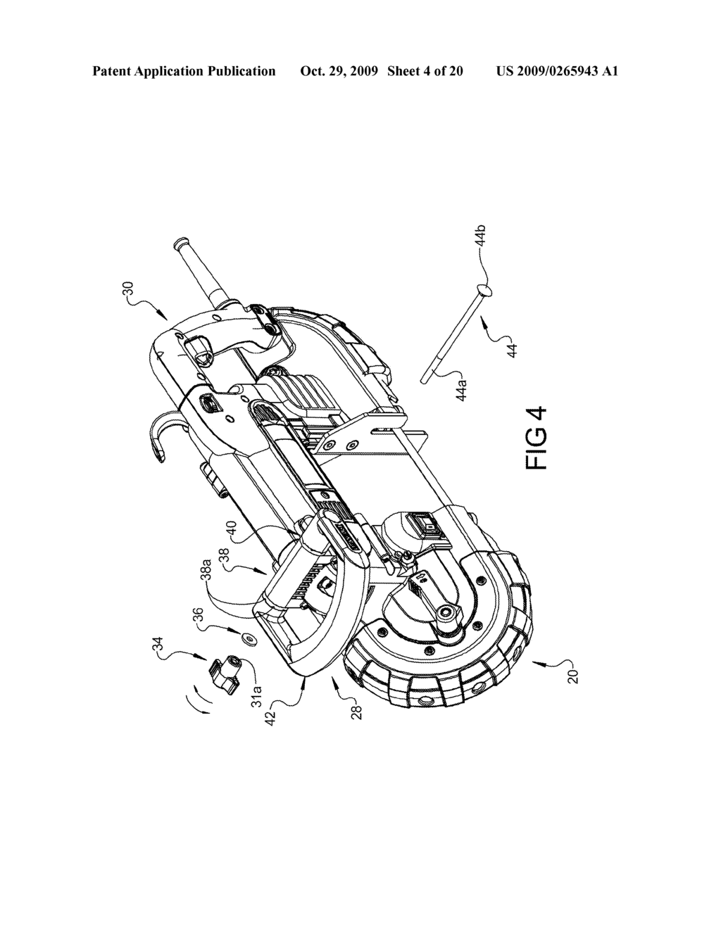 Portable Band Saw - diagram, schematic, and image 05