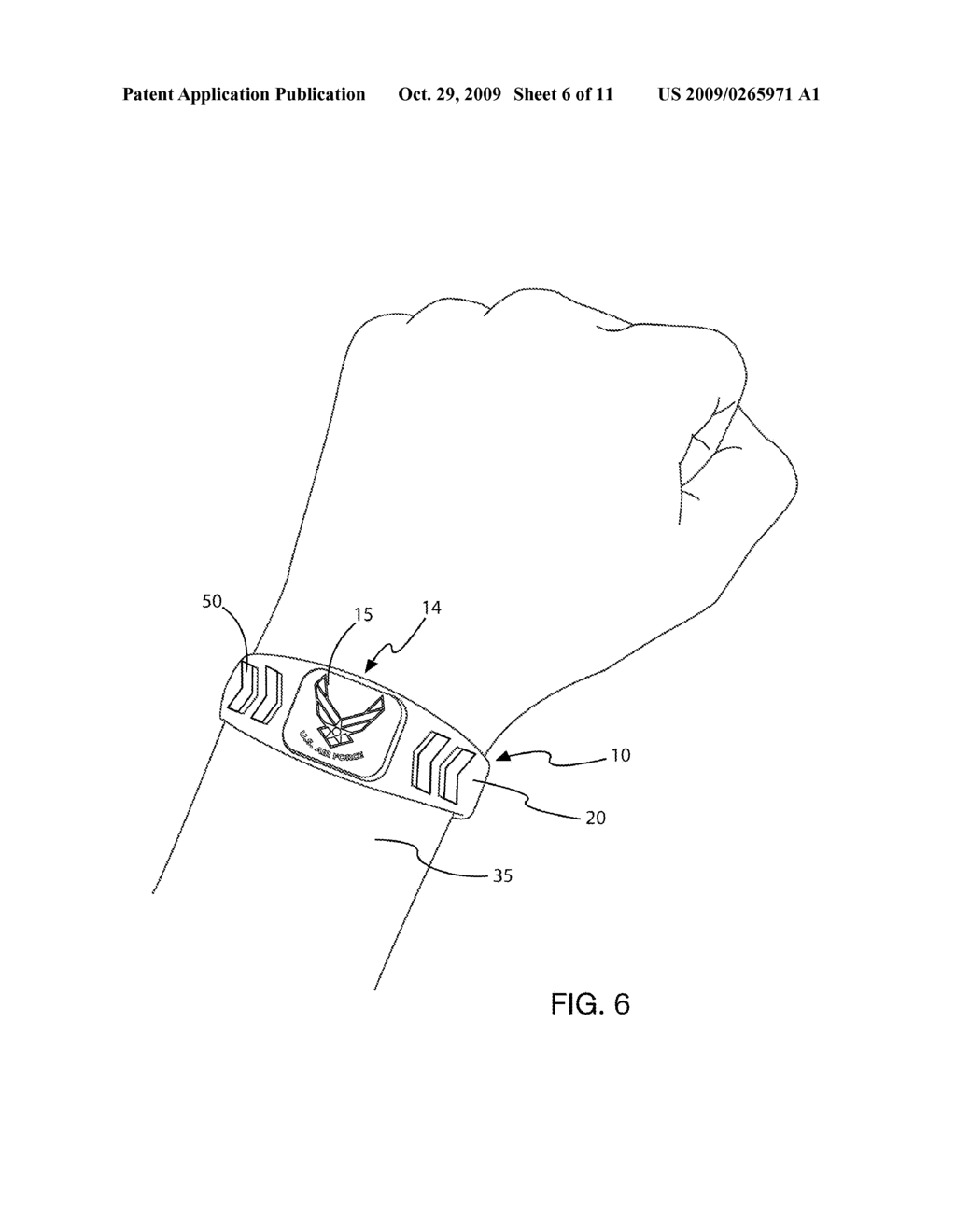 WRIST BAND IDENTIFICATION OF ACHIEVEMENT DEVICE AND METHOD - diagram, schematic, and image 07