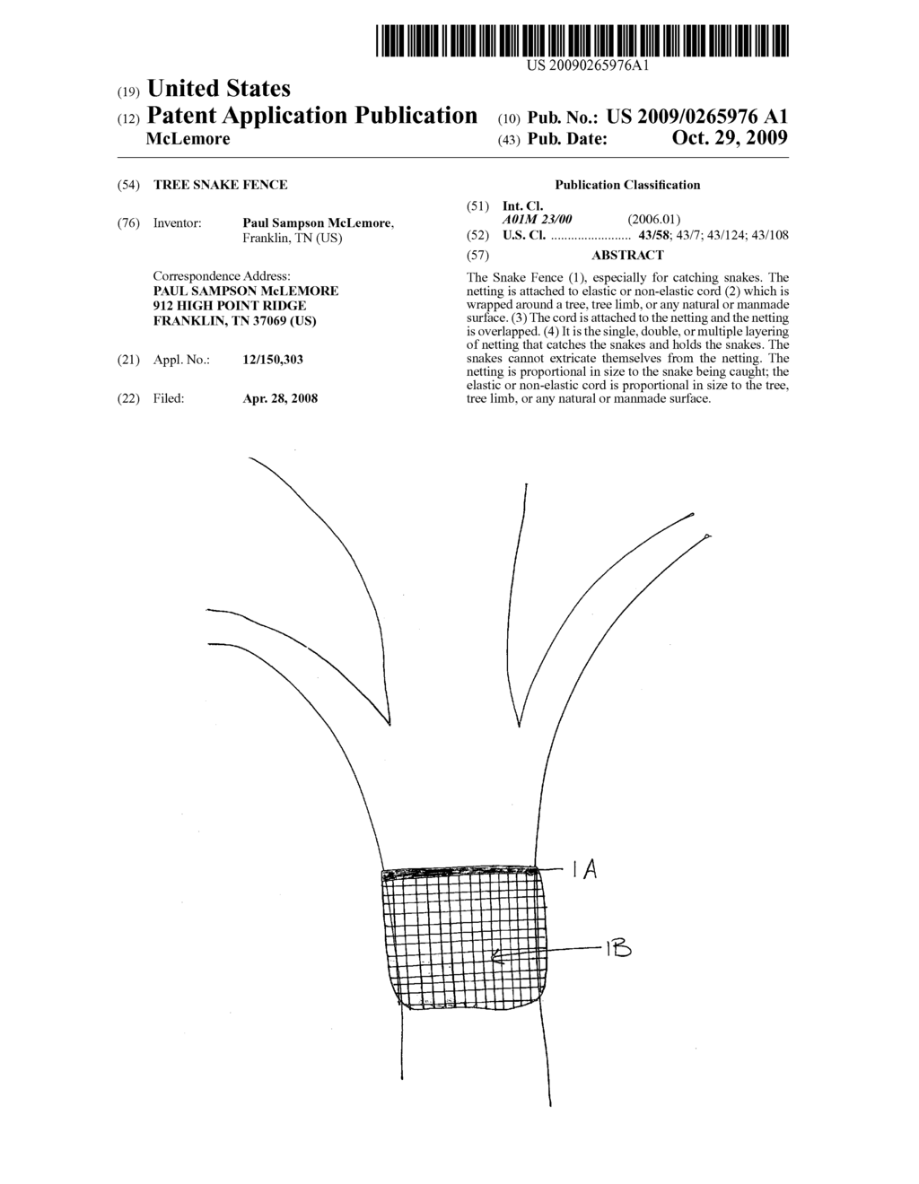 Tree snake fence - diagram, schematic, and image 01