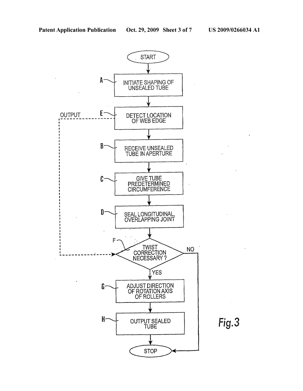 Device and a method for controlling a twist of a tube - diagram, schematic, and image 04