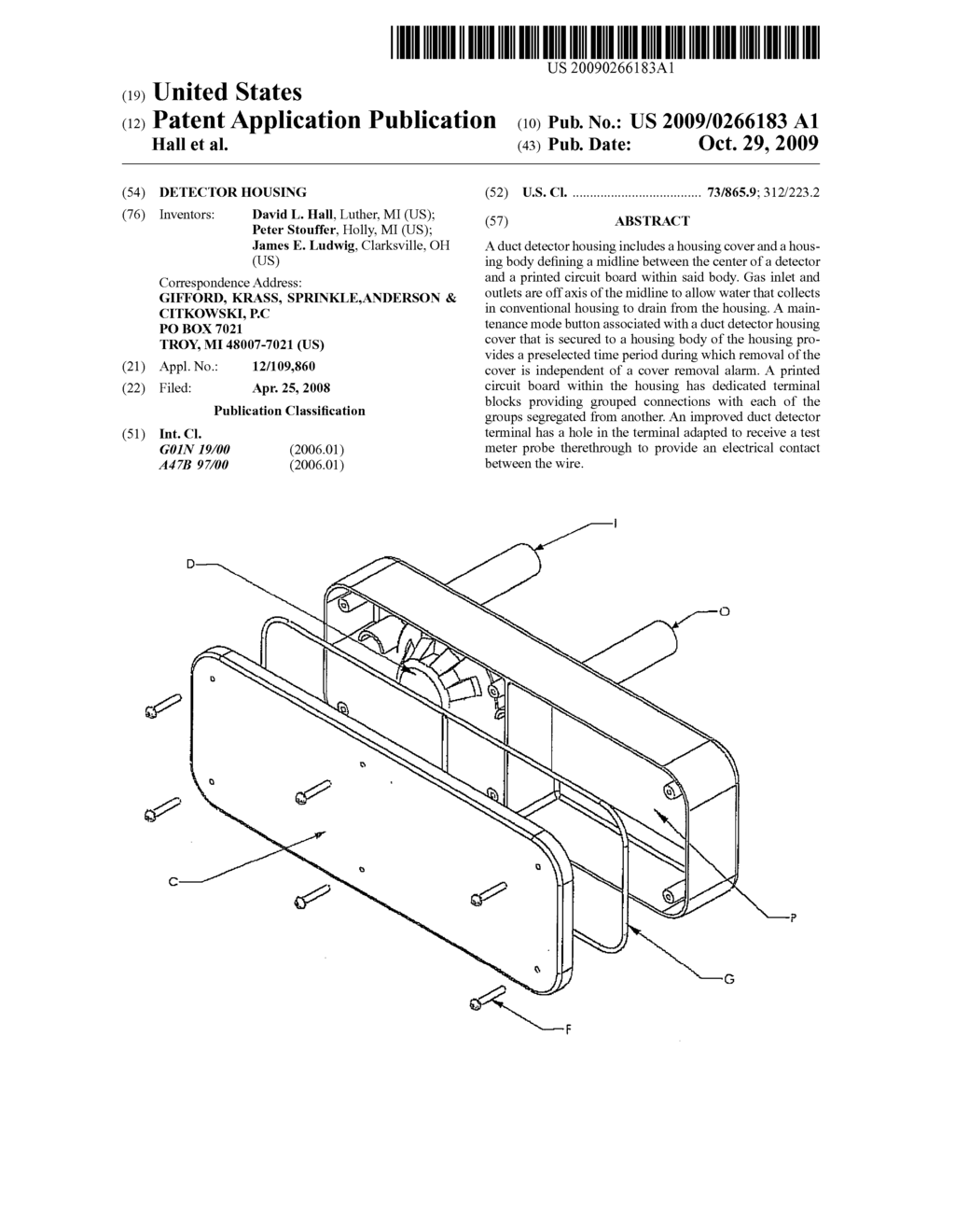 DETECTOR HOUSING - diagram, schematic, and image 01