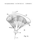 Placement system for a flying kite-type wind-attacked element in a wind-powered watercraft diagram and image