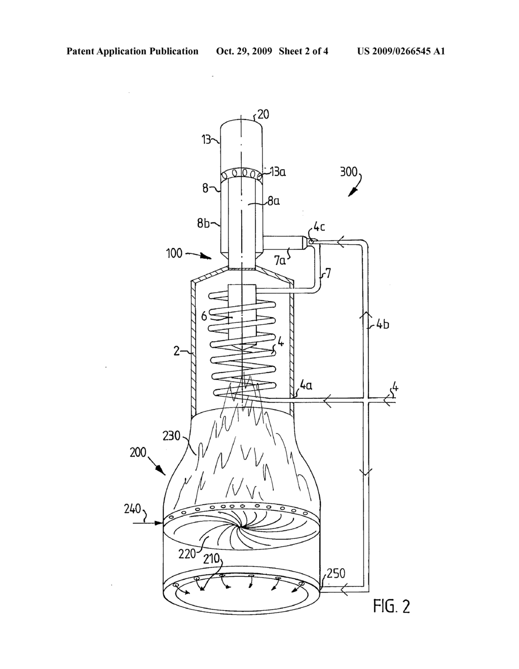 Method and Device for Producing a Gaseous Medium Comprising Steam - diagram, schematic, and image 03