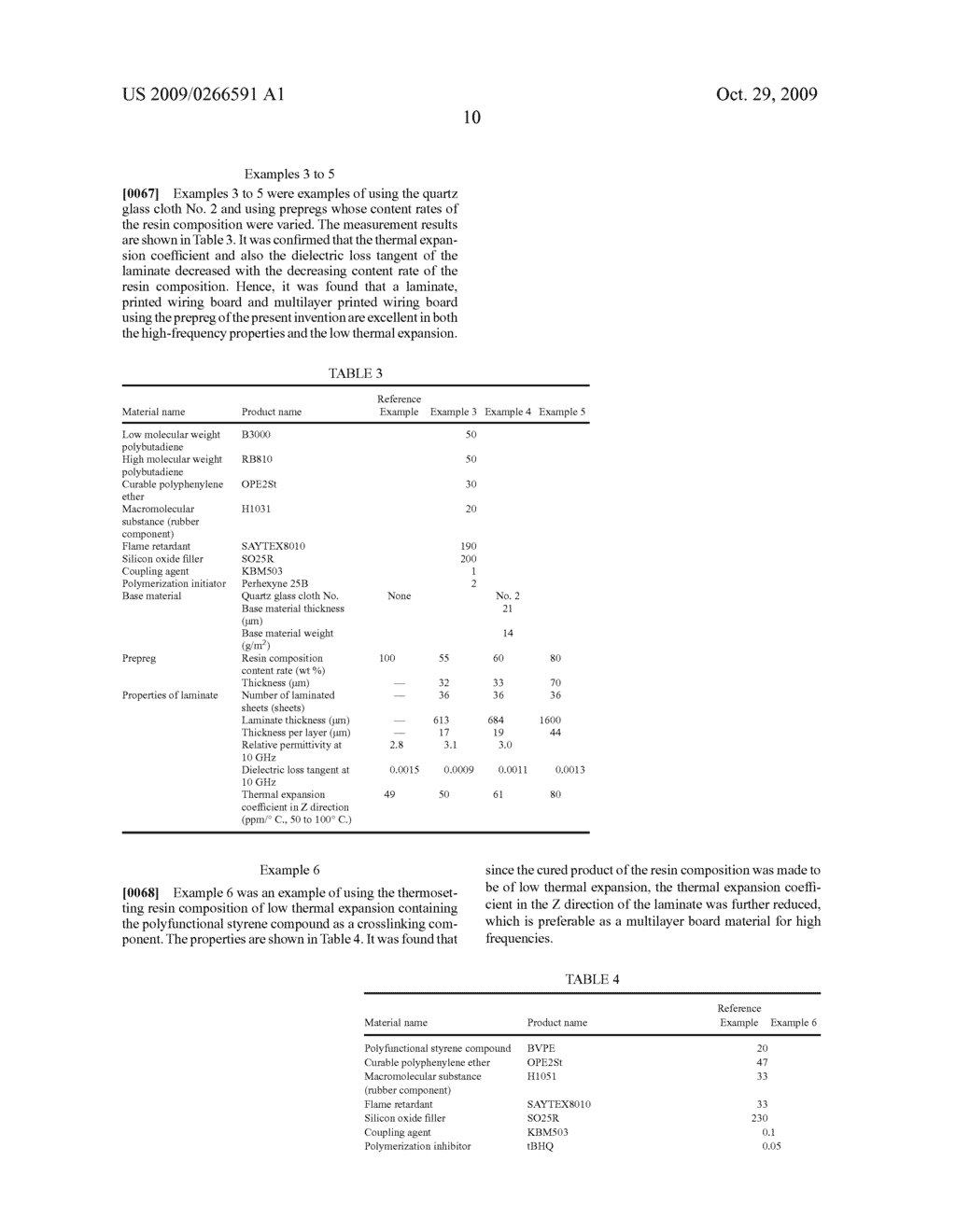 Prepreg and printed wiring board using thin quartz glass cloth - diagram, schematic, and image 14