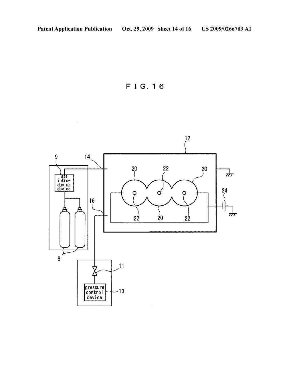 PLASMA GENERATING DEVICE AND FILM DEPOSITION METHOD IN WHICH THE PLASMA GENERATING DEVICE IS USED - diagram, schematic, and image 15