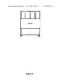 Collapsible adjustable double shooters rack diagram and image