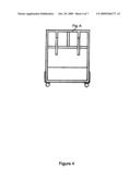 Collapsible adjustable double shooters rack diagram and image