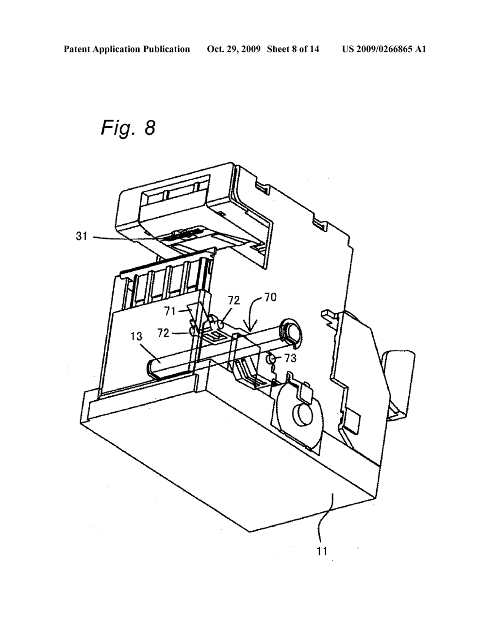 STAPLE FEEDING MECHANISM IN STAPLER - diagram, schematic, and image 09