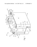 POLYGONAL TRAY HAVING REINFORCED CORNERS diagram and image